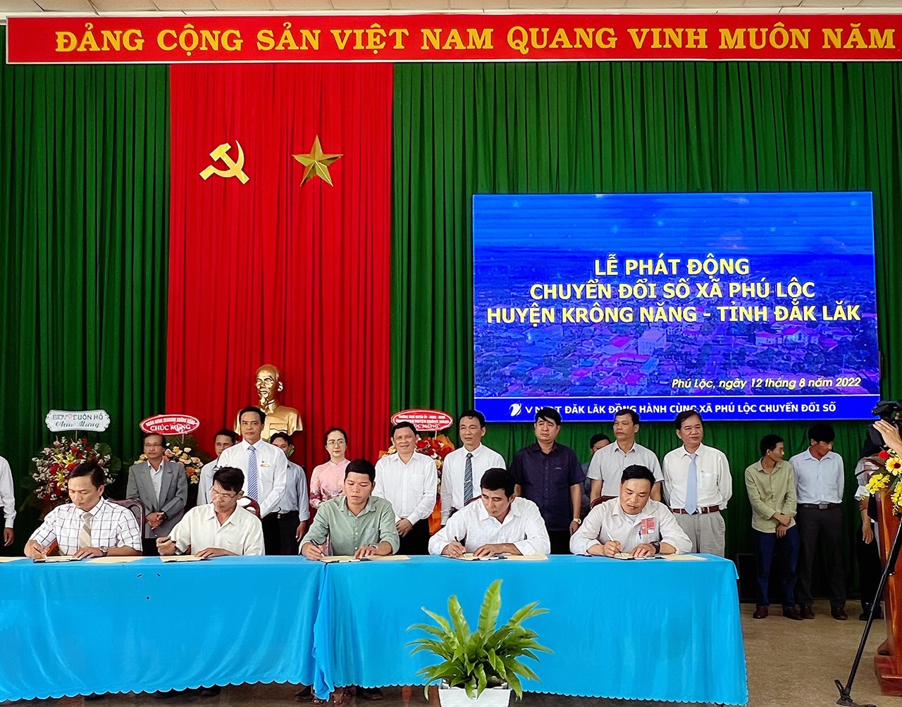 Xây dựng thí điểm mô hình chuyển đổi số cấp xã trên địa bàn huyện Krông Năng